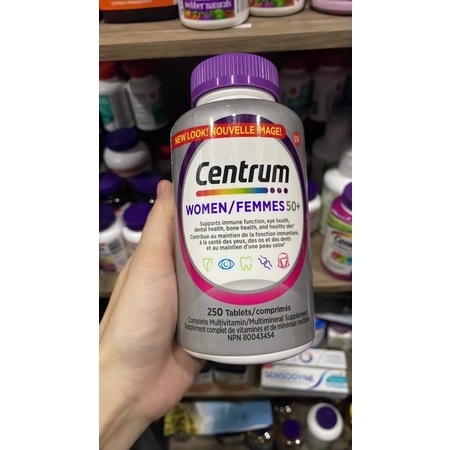 🌼Hộp Cen.trum nam,nữ 50+ 250v