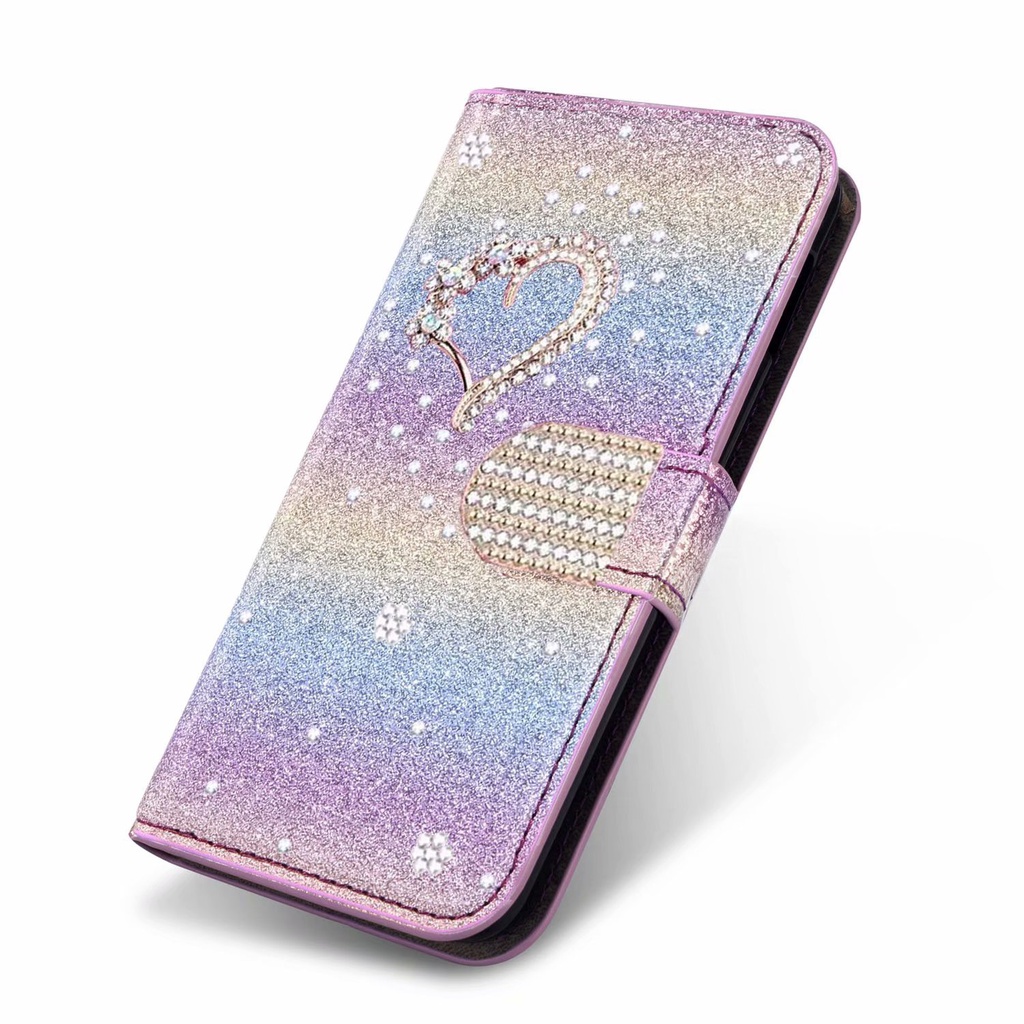 Ốp Lưng Điện Thoại Dạng Ví Da Lật Dành Cho iPhone 12 Mini 12 Pro Max 11 Pro Max