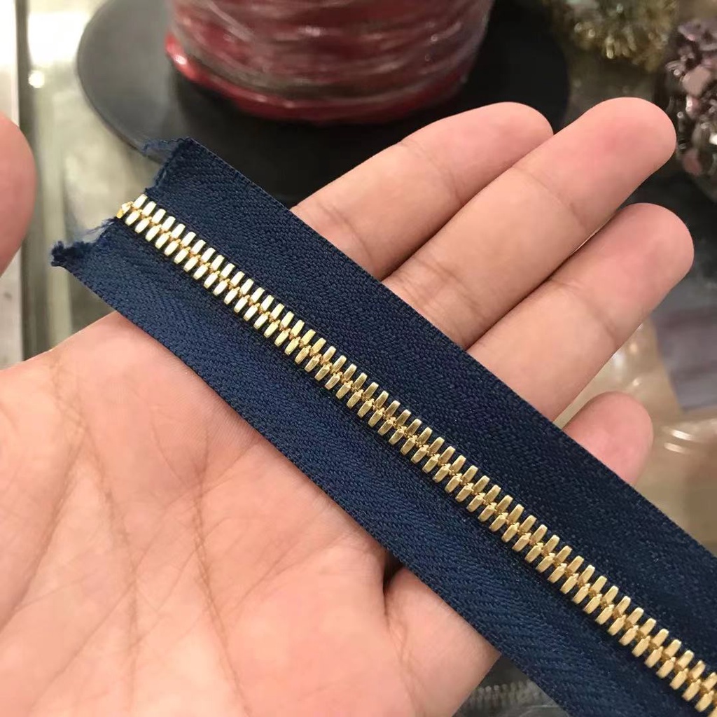 (YKK) Dây kéo 2 chiều YKK EXCELLA răng 5 răng vàng