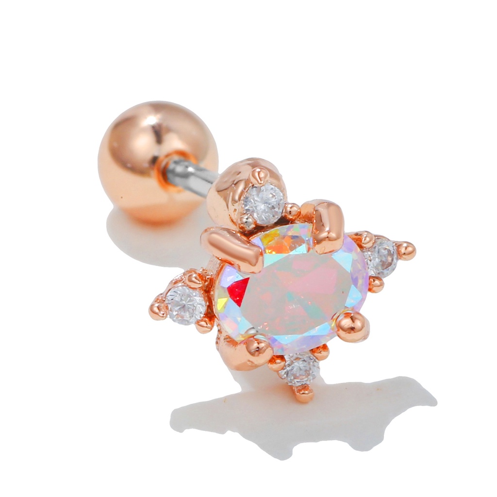 Bông tai S925 Bông tai vương miện bạc Không gây dị ứng Bông tai Nữ Trang sức thời trang