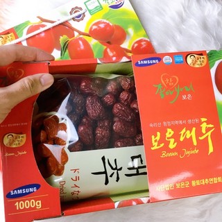 Táo đỏ khô hàn quốc hộp 1kg