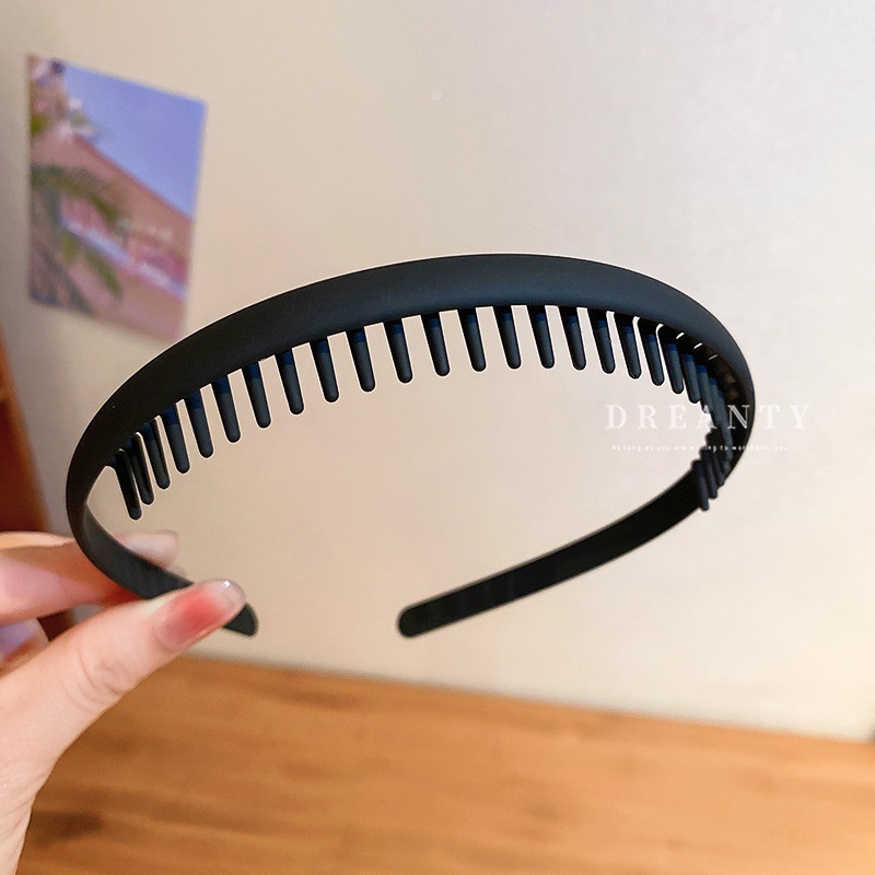 Băng Đô Cài Tóc Răng Cưa Đơn Giản Phong Cách Hàn Quốc Mới