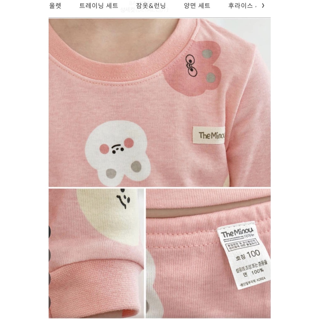 Bộ dài họa tiết xinh xắn The MiNOu xuất Hàn chất cực đẹp