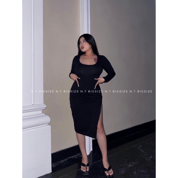 Đầm body xẻ đùi sexy