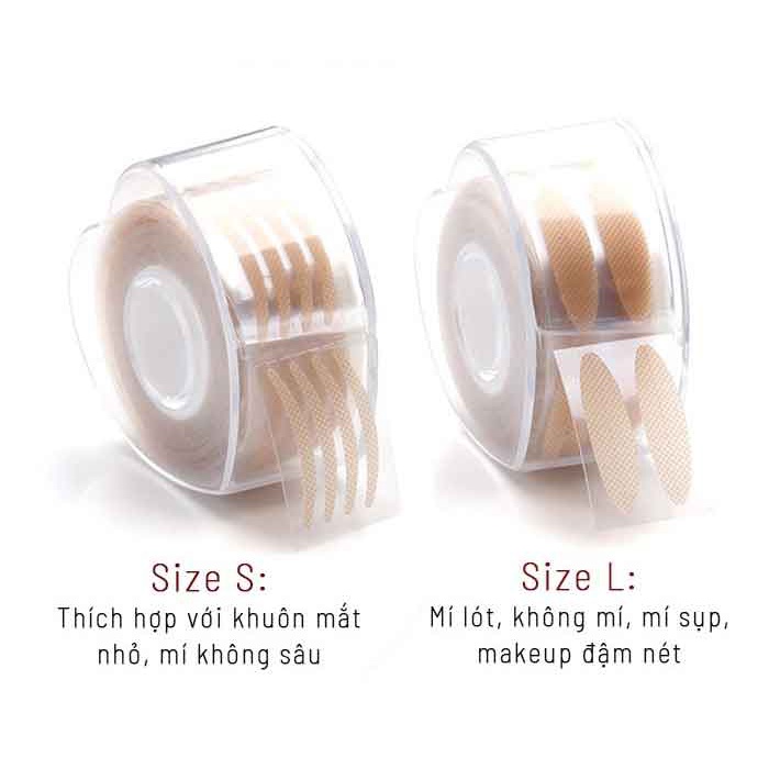 Set 600 Miếng Dán Kích Mí Vô Hình Tiện Dụng