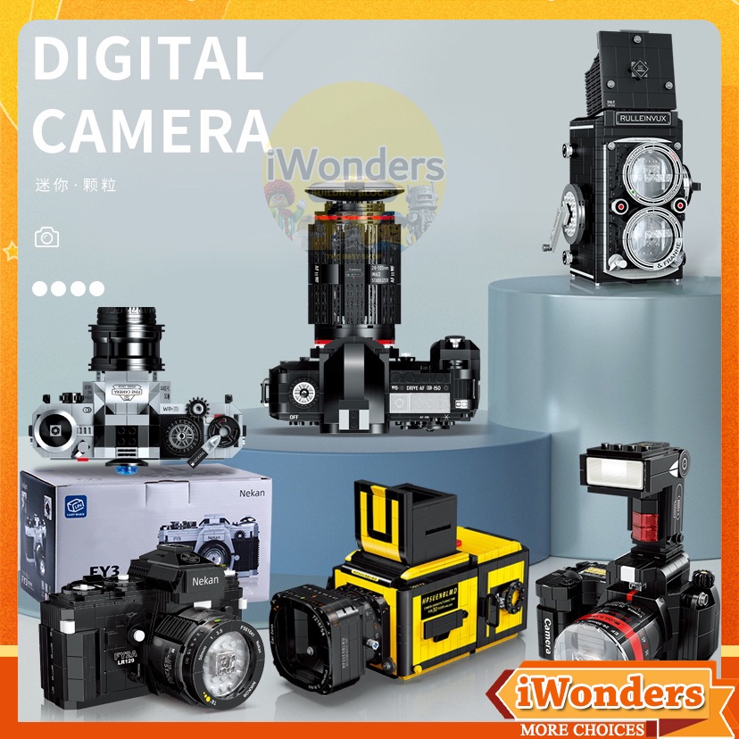 Mô Hình Máy Ảnh Polaroid MOC Bulid 503TX SLR 71A DIY Sáng Tạo Đồ Chơi Quà Tặng Cho Bé Trai Bé Gái Kids education toys