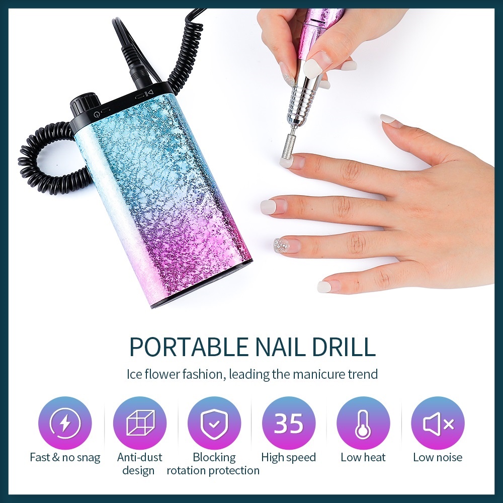 Foreverlily Bộ Máy Mài Móng Tay 35000RPM Chất Lượng Cao