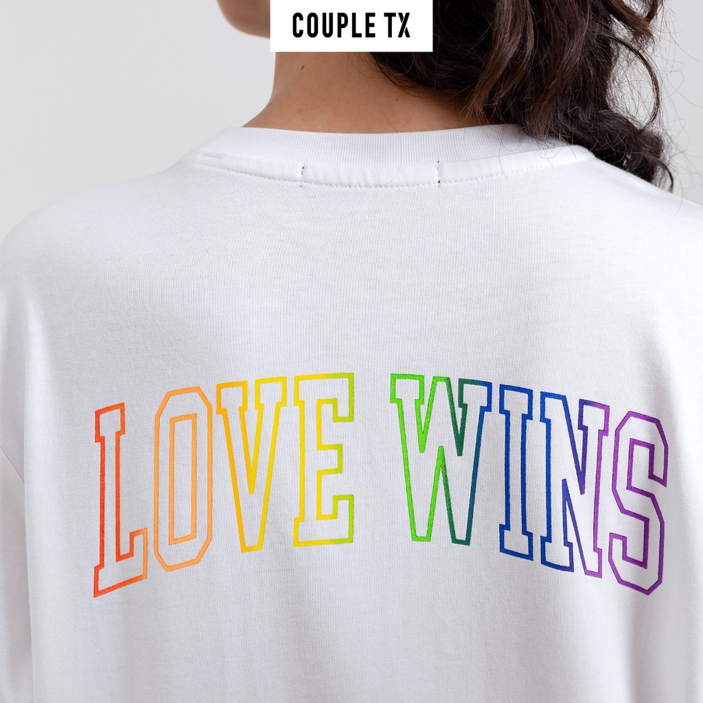 Áo Thun Unisex Nam Nữ Couple TX Love Wins MTS 1150