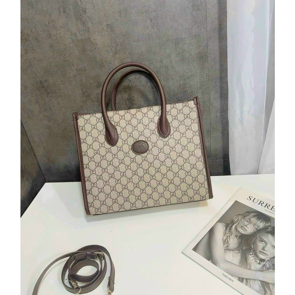 Túi Xách Nữ Công Sở GC 2 Quai Xách Chắc Chắn Kèm Dây Đeo Chéo M30