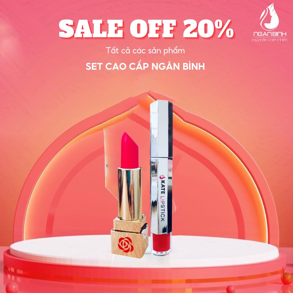 SET QUÀ SON MÔI SET 2 SON KEM KATE LIPSTICK (HOẶC SET 2 SON THỎI) HOẶC 1 SON KEM + 1 SON THỎI
