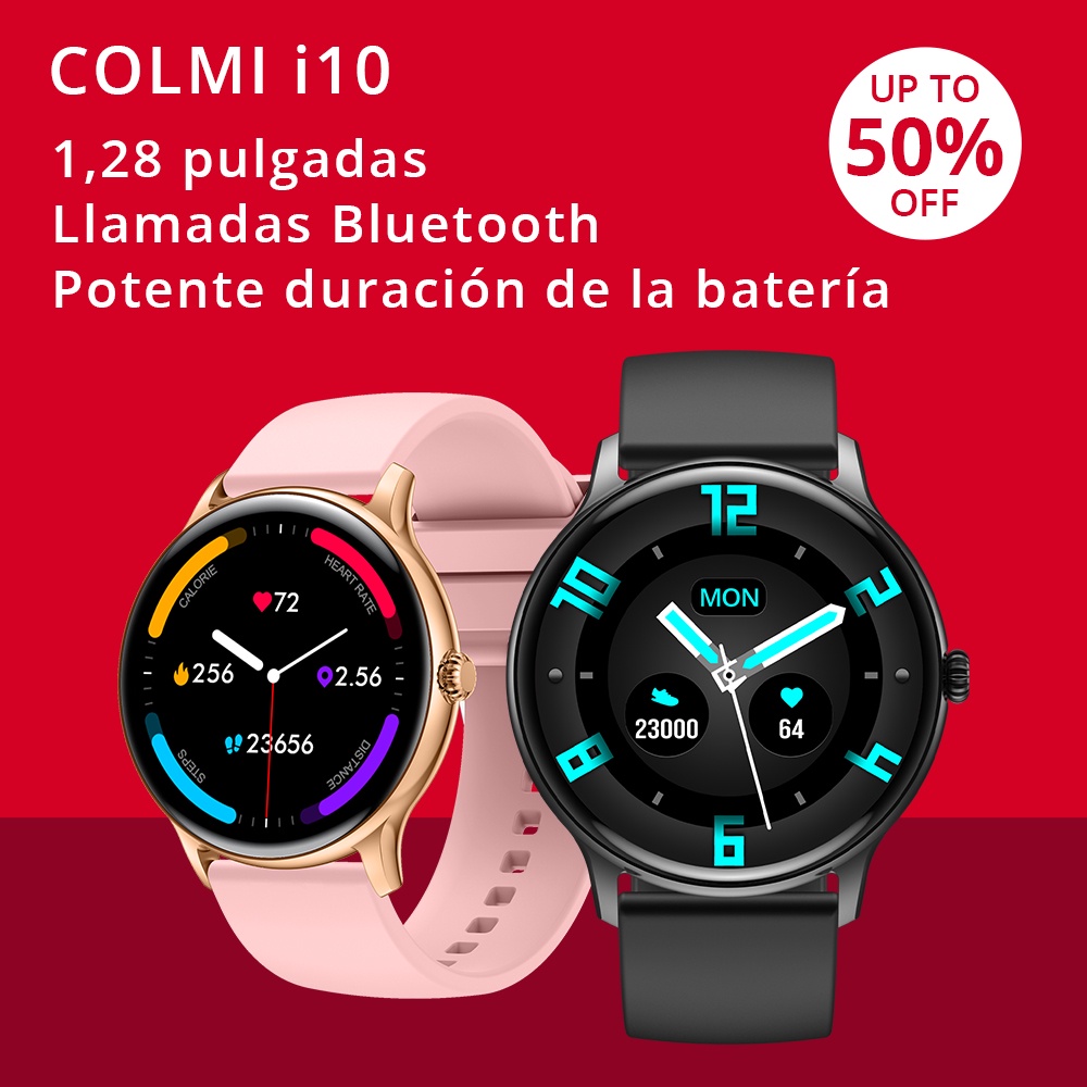 Đồng Hồ Thông Minh COLMI i10 Màn Hình 1.32 AMOLED i30 Bluetooth Gọi Điện Thoại 22MM Dây Thép Milanese