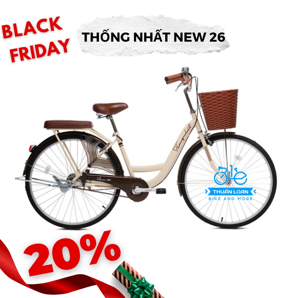 Xe Đạp Mini Nữ Thống Nhất VN đủ màu - New 24/26 Inch