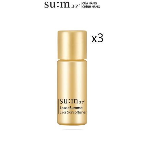  Combo 3 chai Nước cân bằng tái sinh da Sum37 Losec Summa Elixir Skin Softener