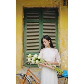 Áo dài may đo 2 lớp (chất liệu cao cấp)