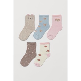 Set 5 đôi tất bé gái hm