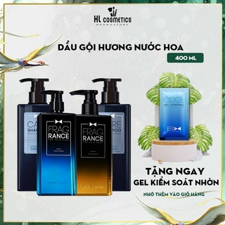 Dầu Gội Nam BLUEMAN Hương Nước Hoa Sạch Gàu & Nuôi Dưỡng Tóc 400ml