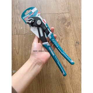 Kềm mỏ quạ total thtj381006 kìm mỏ quạ kích thước 250mm, kiểu mở nhanh, thép crni đen bóng, tay cầm ttr hai màu