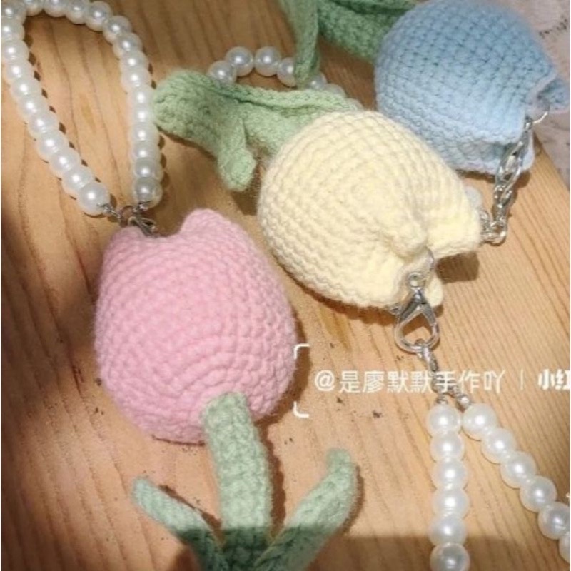 Hoa tulip móc khóa