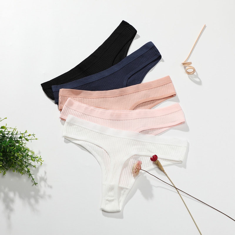 Quần lót lọt khe nữ cotton gợi cảm cho nữ tăm gân sexy dễ thương mềm mại 04