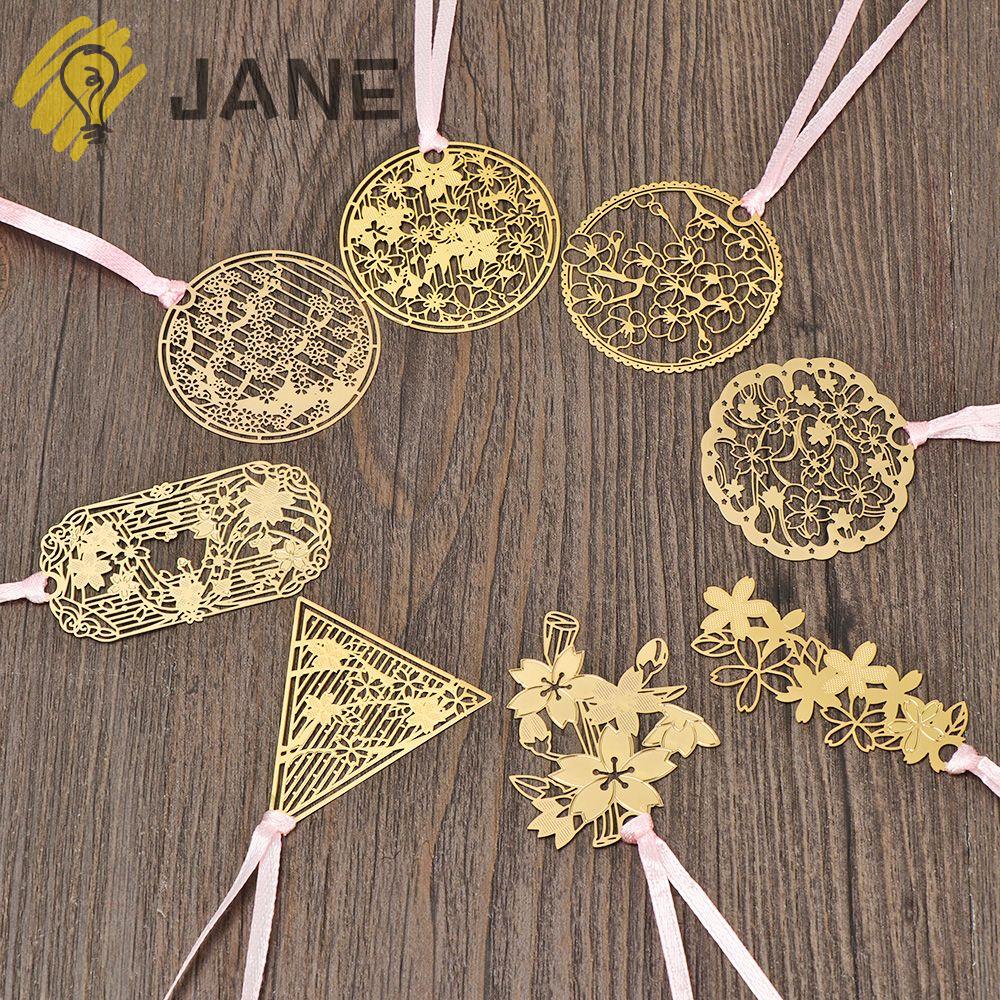 Dụng cụ đánh dấu sách bằng kim loại nhiều mẫu dễ thương tùy chọn