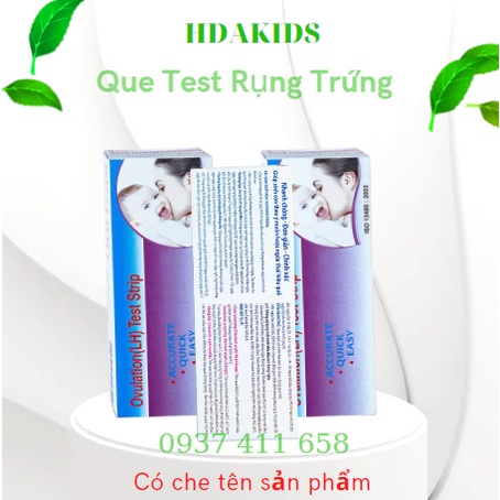 QUE THỬ RỤNG TRỨNG OVULATION (LH) TEST STRIP (1 QUE)