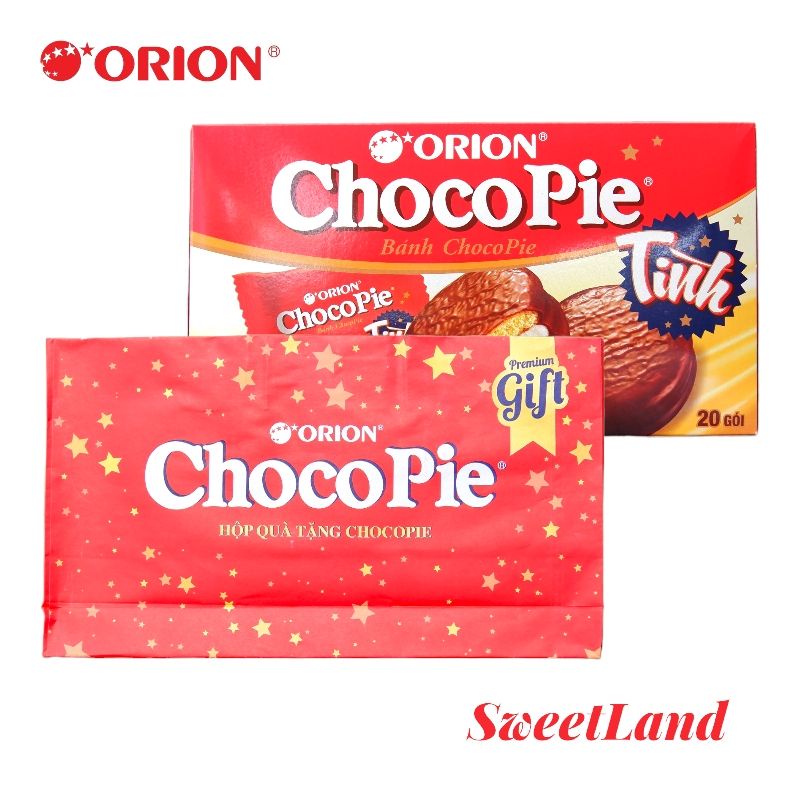 Bánh Orion Chocopie hộp 12 bánh có đủ vị