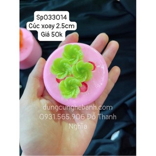 khuôn Silicone hoa cúc B39