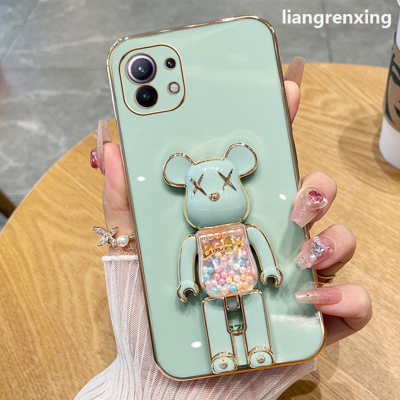 Ốp lưng xiaomi mi 11 lite xiaomi 11t xiaomi 11 lite 5g ne xiaomi 11t pro Ốp Điện Thoại Silicon Chống Sốc Mạ Điện DDTGZJ01 Cho xiaomi mi 11 lite xiaomi 11t xiaomi 11 lite 5g ne xiaomi 11t pro viền vuông cute
