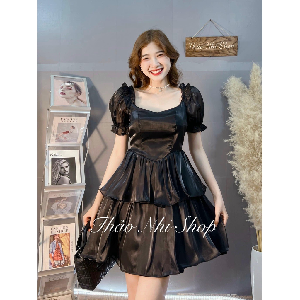 ĐẦM BABYDOLL TẦNG CỔ U