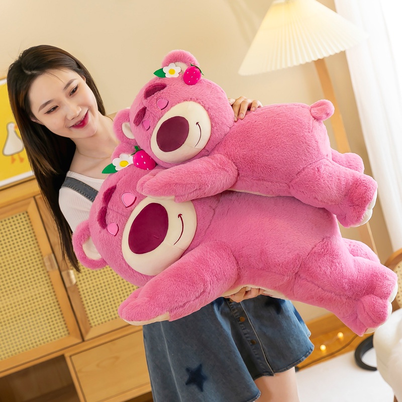 Lotso Thú Nhồi Bông Hình Gấu Dâu Tây Disney Đáng Yêu