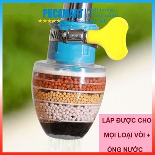 Đầu Lọc Nước 6 Tầng Tại Vòi PUCA, Vòi Lọc Cặn Bẩn, Phèn Dễ Dàng Lắp Đặt Tiện Lợi Cho Gia Đình