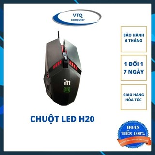 Chuột game H20 led đổi màu cao cấp bảo hành 6 tháng.shopphukienvtq