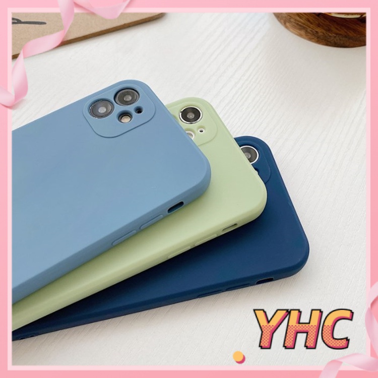 ốp iphone Siêu Mỏng Màu Kẹo tương thích iPhone 6s 6splus 7 7plus 8 8plus X XS XSMAX 11 12 Pro Max Plus Promax-019