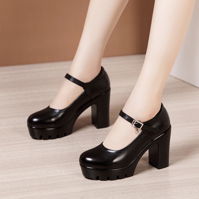 [Miaomiao] [Giày nữ xinh đẹp Qiannian] Giày thể thao mô hình sườn xám dày dành cho nữ Da mềm đế dày 