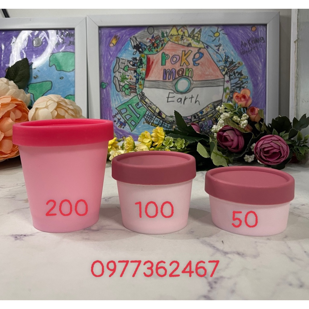 Hũ nhựa đựng mặt nạ, kem body  LY THÁI HŨ BH 50ml, 100ml, 200ml