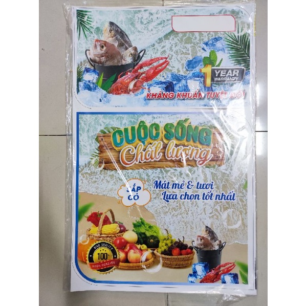 combo 10 tem dán tủ lạnh không ghi thương hiệu