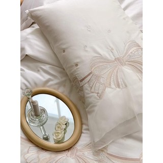 Set Chăn Ga Gối Lụa Satin Thêu (Set 7 món)