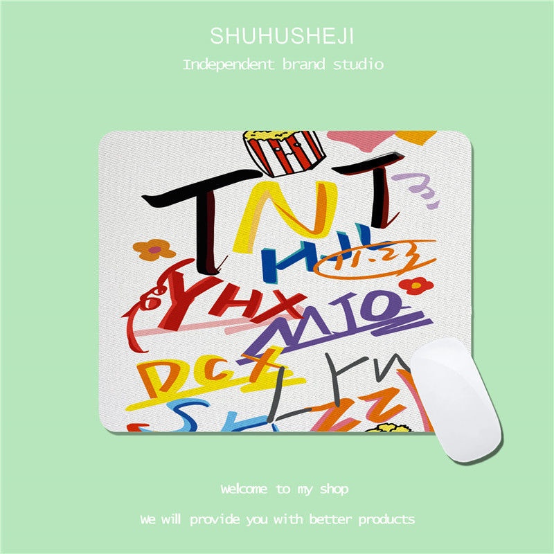 Tấm Lót Chuột Cao Su Hình Quả Trứng Đơn Giản Dễ Thương