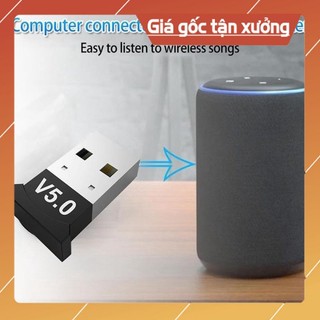[V5.0] USB Bluetooth 5.0 cho PC -USB Bluetooth Máy tính kết nối 20m V5.0 (trungcuong1688)