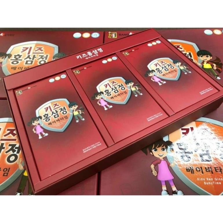 [QUÀ TẶNG CAO CẤP ] Hồng sâm trẻ em baby Sang A  Korea Red Ginseng Baby - Nước hồng sâm baby Sanga hàn quốc hộp 30 gói