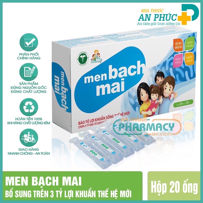 Men bạch mai-hỗ trợ tiêu hoá