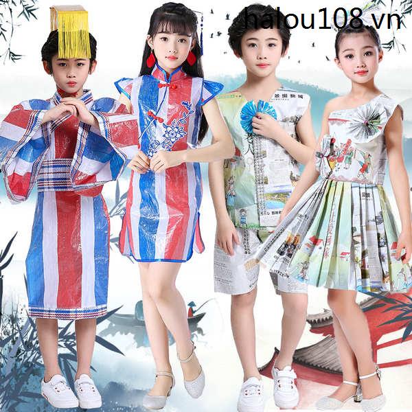 Trang Phục Biểu Diễn Sân Khấu Thân Thiện Với Môi Trường Bảo Vệ Môi Trường Thời Trang Cho Trẻ Mẫu | BigBuy360 - bigbuy360.vn