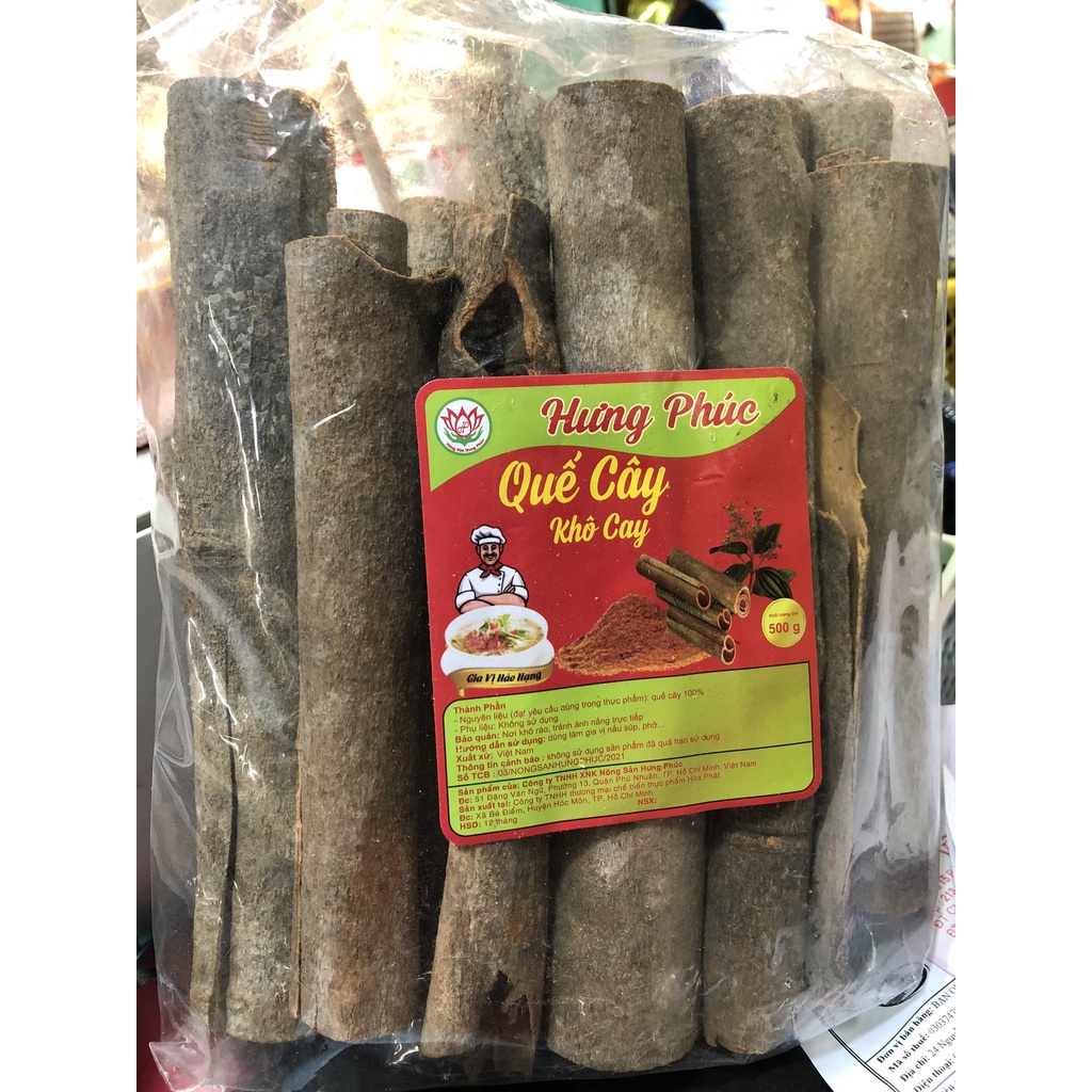 Quế khúc khô cay (500gram)