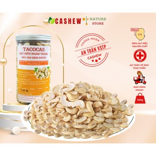Hạt điều nhân trắng bể đôi 500g, Hạt điều tươi đặc sản Bình Phước nấu sữa làm bánh thơm ngon bổ dưỡng