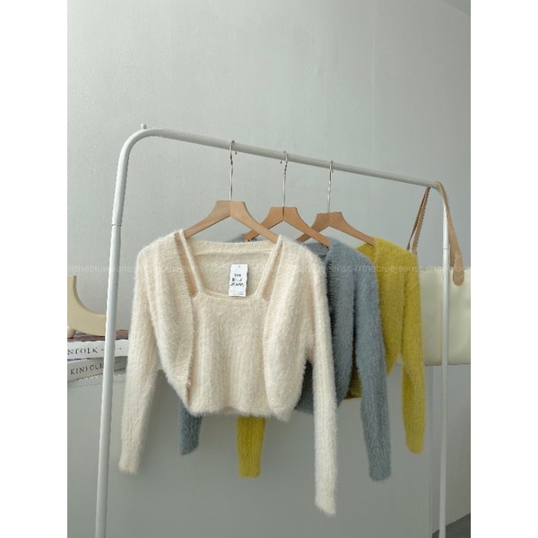 Set Áo Len Lông Thỏ