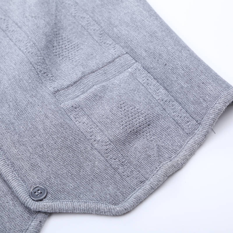 Áo len gile nam len gile nam Áo Khoác Cardigan Dệt Kim Mỏng Không Tay Mặc Ngoài Trời Mùa Xuân Thu Cho Đàn Ông Trung Niên