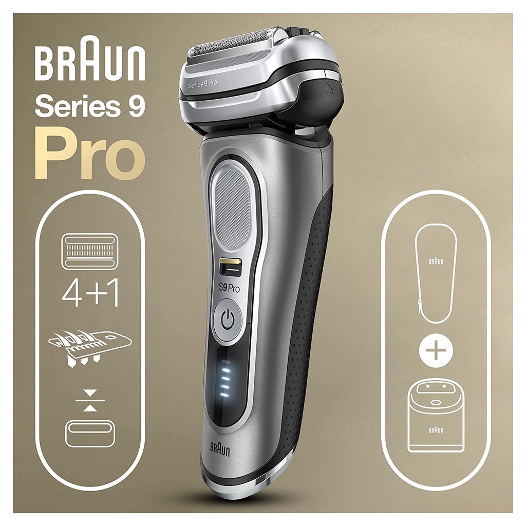 MÁY CẠO RÂU BRAUN SERIES 9 PRO 9465CC ,BẢO HÀNH 2 NĂM