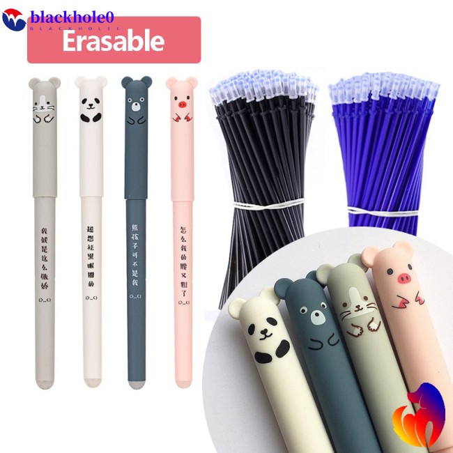 Bộ Bút Bi Và Ruột Bút Bi Có Thể Xóa Được Màu Xanh Dương / Đen Tiện Dụng