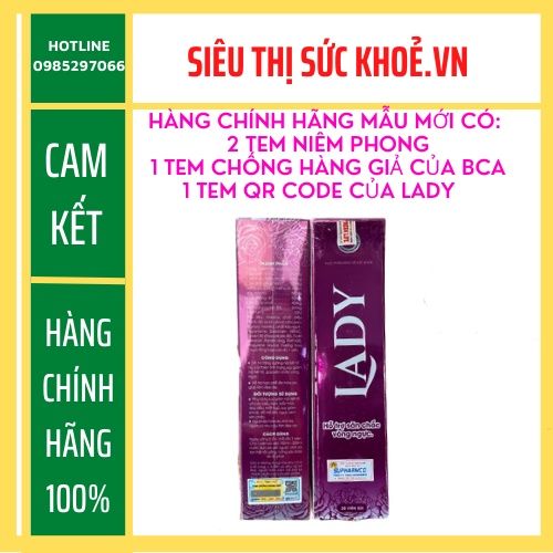 🍀 Viên Sủi LADY Tăng Vòng 1 (che tên khi giao)