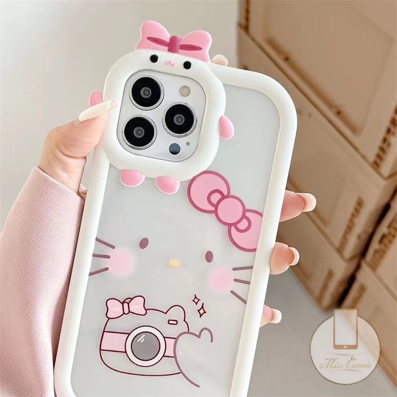 Ốp Điện Thoại Mềm Hình Hello Kitty 3D Cho Realme 9 9Pro + 8I 7 C33 C15 C25Y C31 C3 8 C30 C25 C11 C25s C35 C21Y 5 6i 9i 5s 5 7i C21 C2 C17 Ốp Lưng Điện Thoại Kiểu Dáng Thời Trang Dành Cho Iphone
